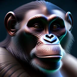 Mona Liss as a chimpanzee,unreal engine 5, 8k resolution, photorealistic, ultra detailed