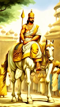 To that Tenali replied that any man who gives away 5000 gold coins to a total stranger is a fool. The King then asked Tenali what if he returned with the horses; to which Tenali said then, in that case, that man would be a fool. He would then write down the trader’s name instead of the king’s