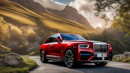 Rolls Royce Cullinan mixed with Lamborghini Urus, Super Detailed, desktop wallpaper, 4K
