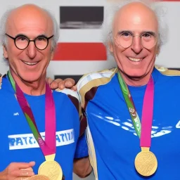 Larry David wins gold medal at the Olympic polka contest