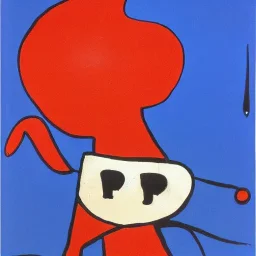 trump by joan miro