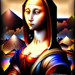 portrait of a beautiful woman Leonardo da Vinci style