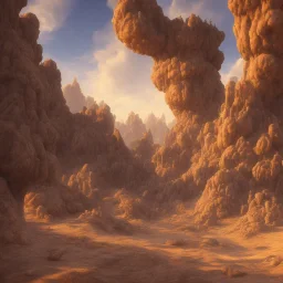 fantasy desert landscape