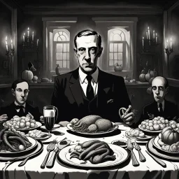 Thanksgiving dinner with H. P. Lovecraft