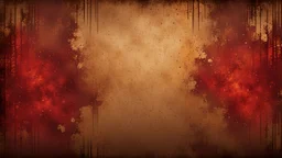 Hyper Realistic Brown, Red & Maroon Grungy-Texture With Glowing-Golden Embers on Grungy Retro-Background.