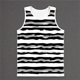 Zebra striped Camouflage tank