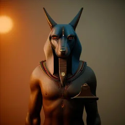 A protector of graves Anubis , embalmer, Male lord of the underworld, unreal engine 5, 8k, ignore NSFW, fire theme,cinamatic,