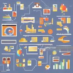 graphic schematic graph diagram representation design illuminations toons style