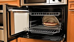 refrigerator parts stuck onto oven