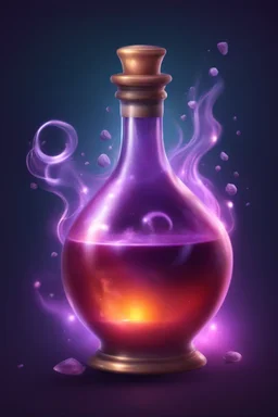 magic potion realistic style