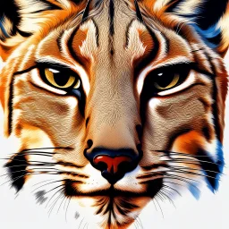 Egyptian lynx face