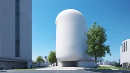 Morphology Form: Ellipsoid Operation: Spliced Program: Lighthouse Scale: Oversized Modifiers Random: Modular Context: Megacity-like Architect: Philip Johnson Architectural Style: Minimalist Material/Texture: Engineered Stone Visualization Visualization Style: Digital Illustration