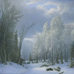 Louis Philippe Crepin, snow, forest