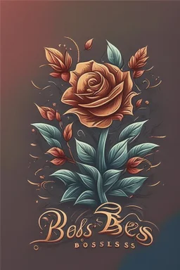 Beautiful roses logo design