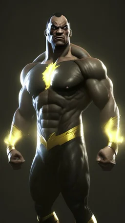black adam become fat, ultra realistic, 4k, ultra detail, full body