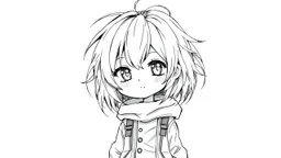 detailed manual graphic art style, cute mood, anime, detailed chibi face, modern-fantasy clothes, messy hair dreamline background, childbook style, detailed linework, highly detailed drawing, modern vibe, artwork, grayscale, no photorealism