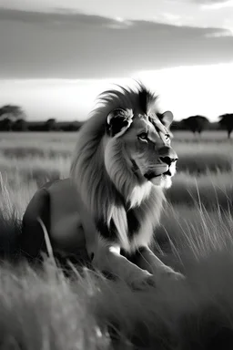 "varano maestoso nella savana, foto di fronte, al tramonto, corpo intero, splendida illuminazione naturale, dettaglio della criniera, capolavoro, cartoon, disegni in bianco e nero su sfondo bianco"