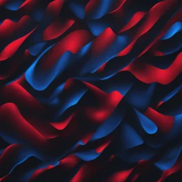 Hyper Realistic red-&-blue-&-gradient on Black-Background