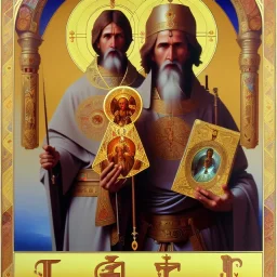 patron of photographers. holding a camera in hands. orthodox icon with saint photographer. Cyrillic inscriptions. hyperdetailed, Alphonse Mucha, Zdzisław Beksiński, poster, illustration, ink, oil on canvas, 18th century atlas