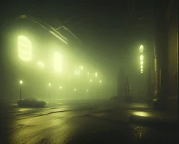 storefront, atmospheric,night lighting,emission,foggy, realistic, unity engine, cinematic lighting, octane render.