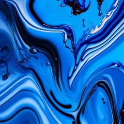 blue liquid