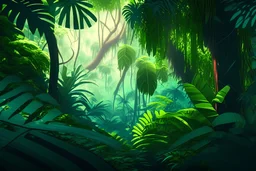 тропический лес джунгли 4к