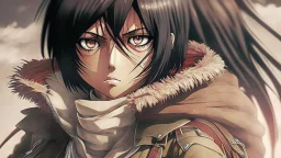 mikasa goth human like