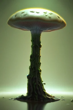 Alien Mushroom-like monster,realistic photo, concept art, retro style, smooth, unreal engine 5, god lights, ray tracing, RTX, lumen lighting, ultra detail, volumetric lighting, 3d.