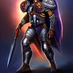 ultra detailed fullbody portrait of Apocalypse ,wearing Armor, extremely detailed digital painting, extremely detailed face,crystal clear eyes, in the style of Ken Kelley robert e howard and pablo oliveira and Keith Parkinson , mystical colors, perfectly centered image, perfect composition, rim light, beautiful lighting,8k, stunning scene, raytracing