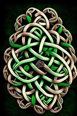 celtic knot mum flower