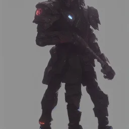 Technologically Advanced Combat Armor with helmet, style god killer