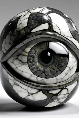 Granite and marble combined human eye