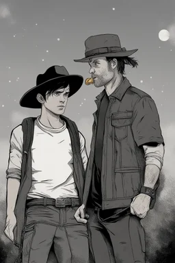 Carl Grimes x Jesse Pinkman, Negan x Homelander.