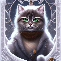 Ворох мокрых от снега усов и пушистая, хитрая морда - всем известно лукавство котов, и особенно тех, что горды....