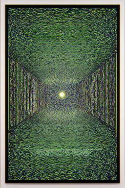 spooky action at a distance; neo-surrealistic optical art