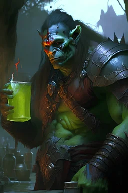 magic kartenspiel asketentum ork drinkt blut
