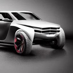 seven wheels demembred concept car designed by bicasso