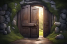 fantasy open door