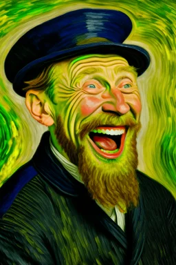 Vincent Van Gogh laughing