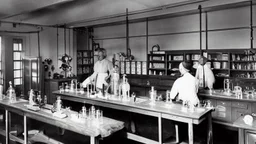 old time chemistry lab