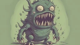 وحش مشوش مخيف