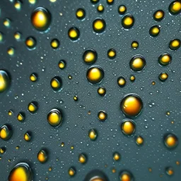 raindrops falling from an Asian roof, close up view