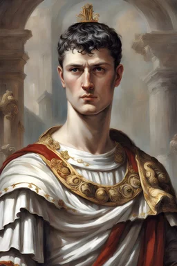 Establish the historical context of Caligula's rule, highlighting his ascension to the Roman throne at the age of 24 and his distinction as a military ruler
