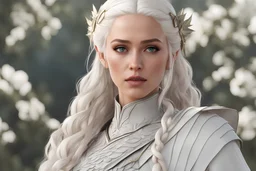 Daenerys Targaryen in 8k Afukuro anime artstyle , Targaryen them, white costum, close picture, highly detailed, high details, detailed portrait, masterpiece,ultra detailed, ultra quality