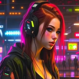 Girl cyberpunk is a thing of beauty
