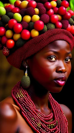 create real-life look African berries