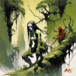 woman spider. Alex Maleev