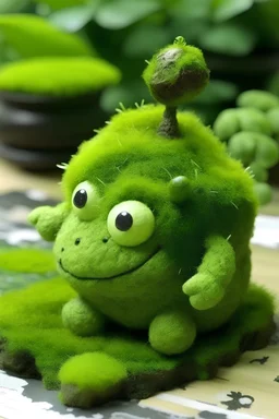 make a moss cute creature