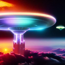 ufo, highly detailed, hyper-detailed, beautifully color-coded, insane details, intricate details, beautifully color graded, Cinematic, Color Grading, Editorial Photography, Depth of Field, DOF, Tilt Blur, White Balance, 32k, Super-Resolution, Megapixel, ProPhoto RGB, VR, Half rear Lighting, Backlight, non photorealistic rendering