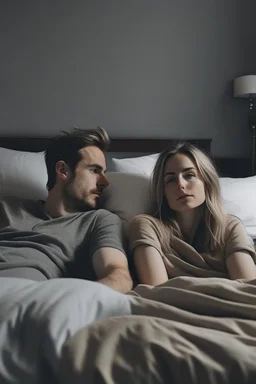 two people in bed